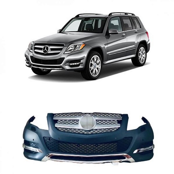 Para choque glk 220 mercedes benz de 2013 a 2016 dianteiro completo