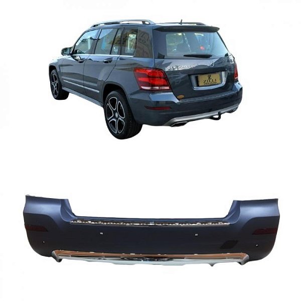Para choque glk 220 mercedes benz de 2013 a 2016 traseiro completo