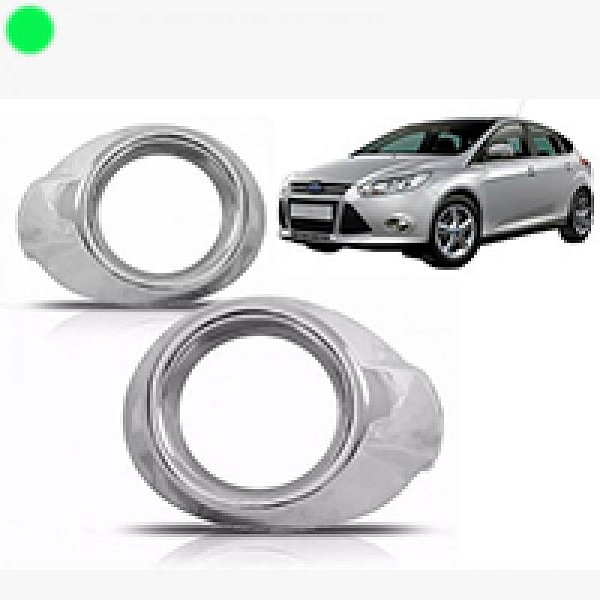 Grade do para choque focus ford de 2014 a 2015 dianteira lado esquerdo cromada