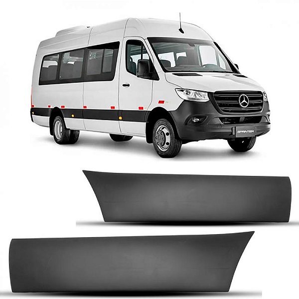 Friso de porta sprinter mercedes benz de 2020 a 2025 lateral lado direito
