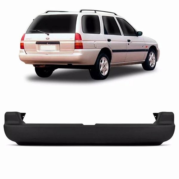 Para choque escort ford de 1997 a 2002 traseiro zetec e wagon em ABS de alta resistência