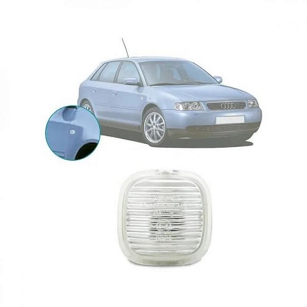 Lanterna a3 audi de 1996 a 2000 lateral lado direito ou esquerdo cristal