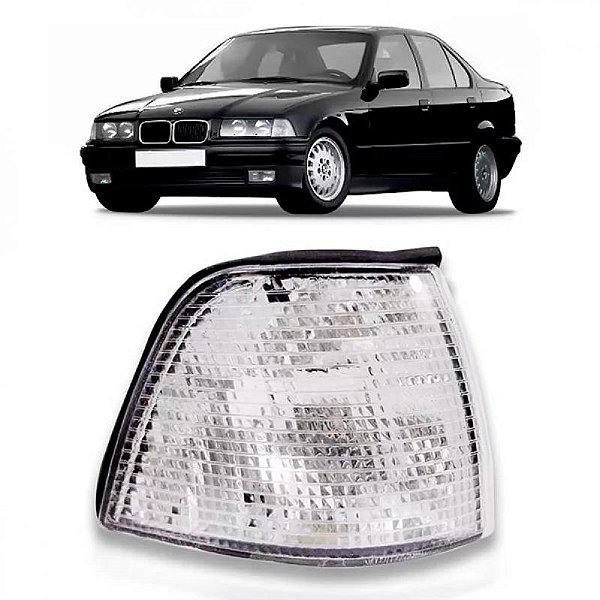 Lanterna série 3 bmw de 1991 a 1997 dianteira lado direito cristal sedã quatro portas