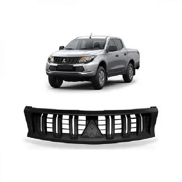 Grade do radiador l200 triton sport mitsubishi de 2017 a 2025 preta