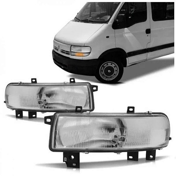 Farol master renault de 2003 a 2008 lado esquerdo elétrico