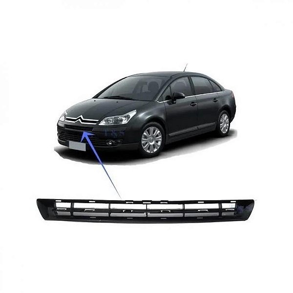 Grade do para choque c4 citroën de 2008 a 2014 dianteira superior