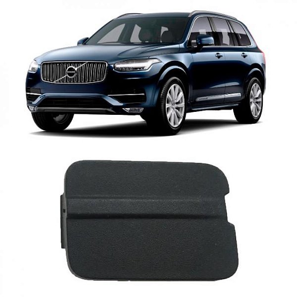 Tampa de reboque xc90 volvo de 2018 a 2022 para choque dianteiro