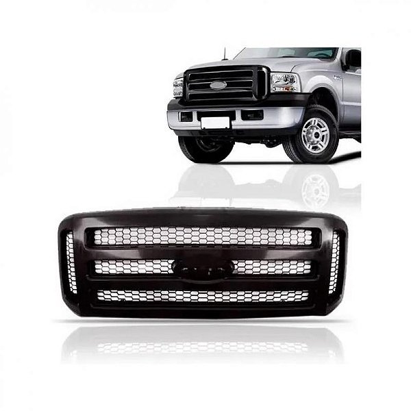 Grade do radiador f250 ford de 2006 a 2019 preto