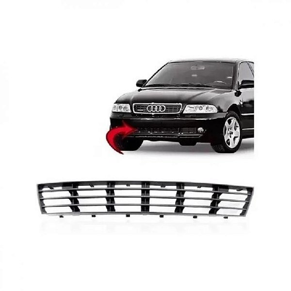 Grade de para choque a4 audi de 1999 a 2001 dianteiro central