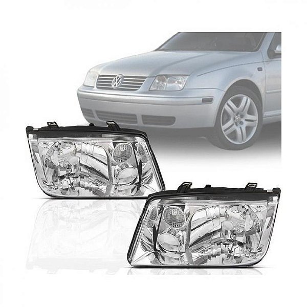 Farol bora volkswagen de 2000 a 2007 lado esquerdo manual e elétrico sem auxiliar sem motor