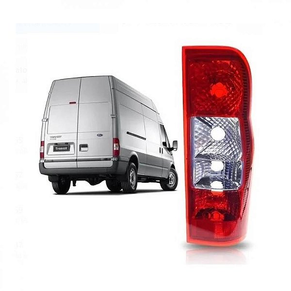 Lanterna transit ford de 2007 a 2013 lado direito traseiro