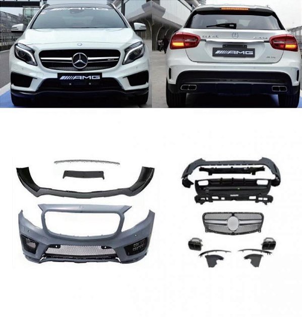 Kit de carroceria gla 200 mercedes benz de 2013 a 2019 para gla 45 amg