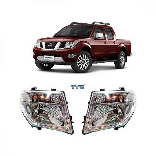 Farol frontier nissan de 2008 a 2016 lado direito manual para lâmpada HB5