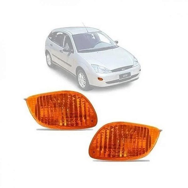 Lanterna focus ford de 1998 a 2003 dianteira lado esquerdo âmbar para para choque