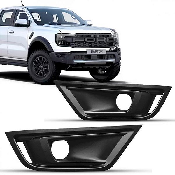 Grade lateral para para choque ranger ford de 2024 a 2025 dianteiro lado esquerdo raptor