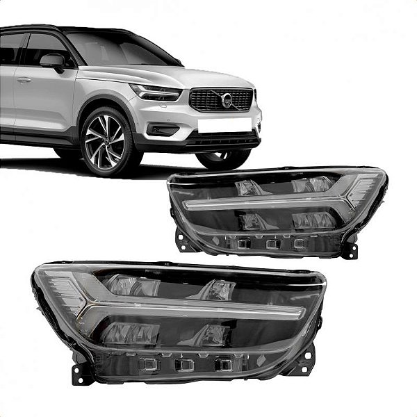 Farol xc40 volvo de 2018 a 2023 lado esquerdo