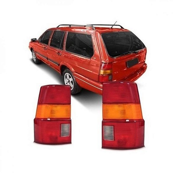 Lanterna quantum volkswagen de 1992 a 1996 traseira lado esquerdo tricolor