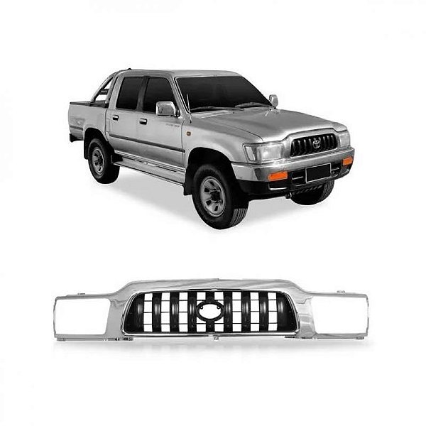 Grade do radiador hilux SRV toyota de 2002 a 2004 cromada