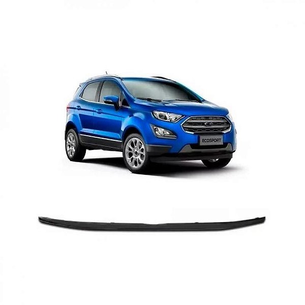 Moldura inferior para choque da grade do radiador ecosport ford de 2018 a 2021 inferior cinza escuro