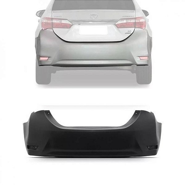 Para choque corolla toyota de 2014 a 2019 traseiro