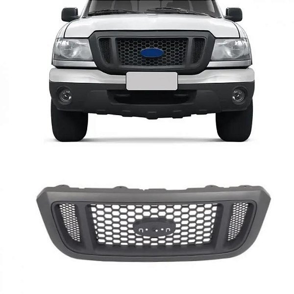 Grade do radiador ranger ford de 2005 a 2009 cinza