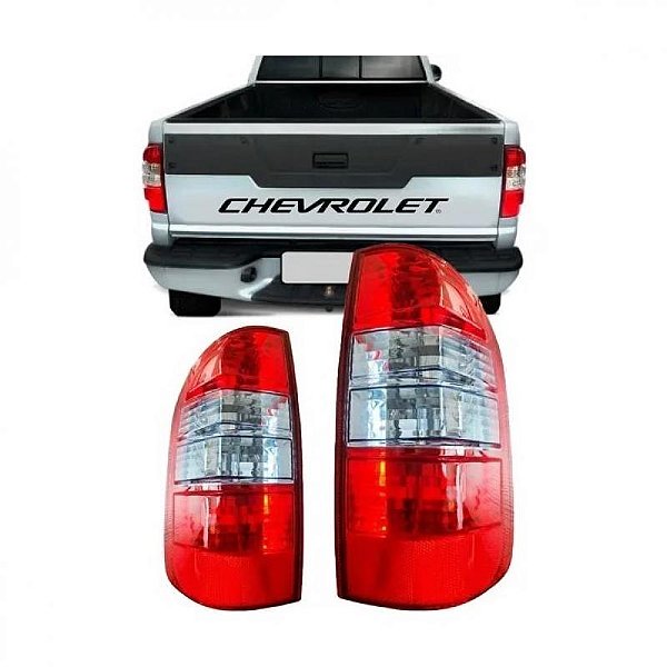 Lanterna s10 chevrolet de 2010 a 2011 traseira lado esquerdo cristal pit bull com saliência