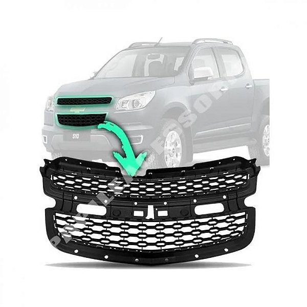 Grade do radiador s10 chevrolet de 2012 a 2016 sem friso