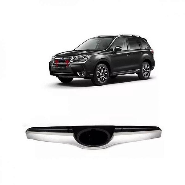 Grade do radiador forester subaru de 2013 a 2016 superior cromada sem emblema