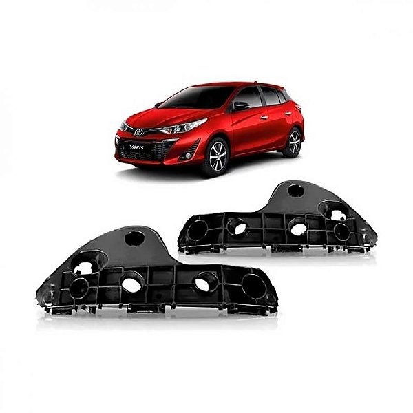 Suporte guia para choque yaris toyota de 2018 a 2022 dianteiro lado direito sedã e hatch