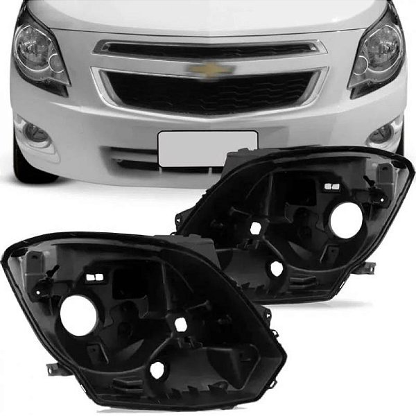 Carcaça de farol cobalt chevrolet de 2012 a 2016 lado esquerdo