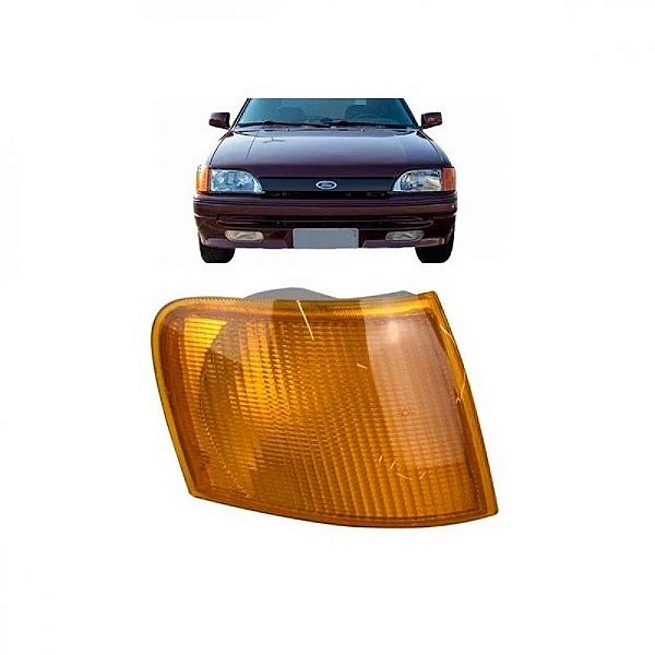 Lanterna escort e verona ford de 1993 a 1996 dianteira lado esquerdo âmbar