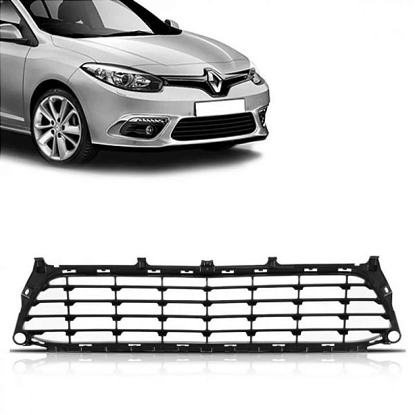 Grade do para choque fluence renault de 2014 a 2018 dianteira central