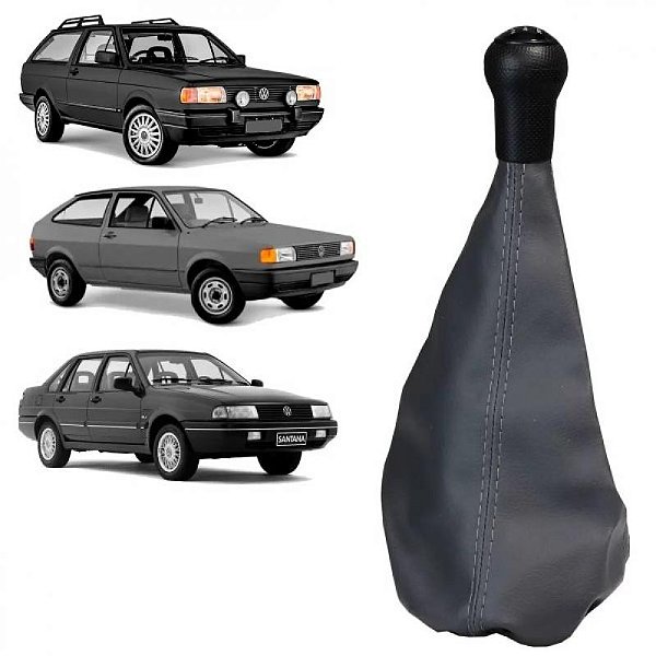 Coifa de câmbio santana volkswagen de 1991 a 1998 cinza com base