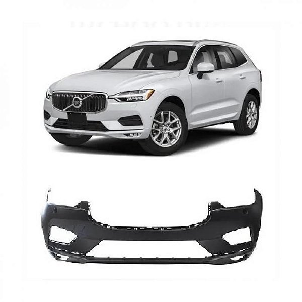 Para choque xc60 volvo de 2018 a 2021 dianteiro com furo para sensor e com furo para esguicho
