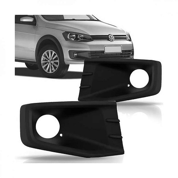 Grade de para choque saveiro volkswagen de 2013 a 2016 lateral lado direito geração 6 com furo