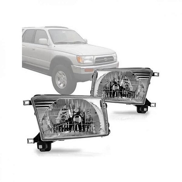 Farol hilux sw4 toyota de 1999 a 2004 lado esquerdo