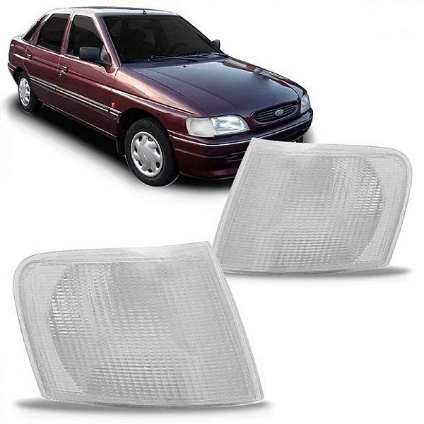 Lanterna escort e verona ford de 1993 a 1996 lado direito dianteira cristal