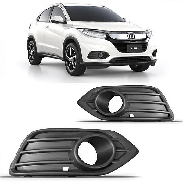 Grade lateral do para choque hrv honda de 2019 a 2021 dianteiro lado esquerdo com furo