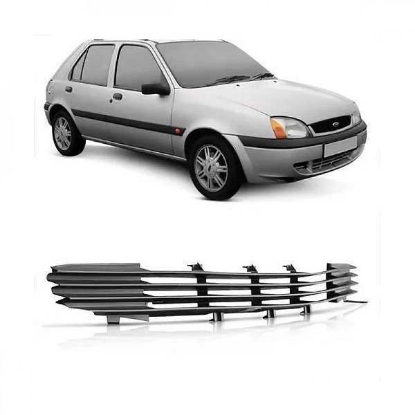 Grade de para choque fiesta ford de 1996 a 1999 dianteira central sem auxiliar