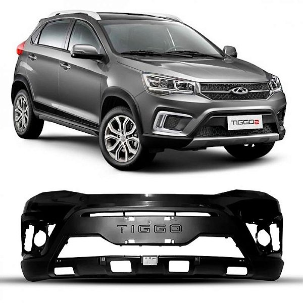 Para choque tiggo 2 chery de 2018 a 2022 dianteiro superior e inferior