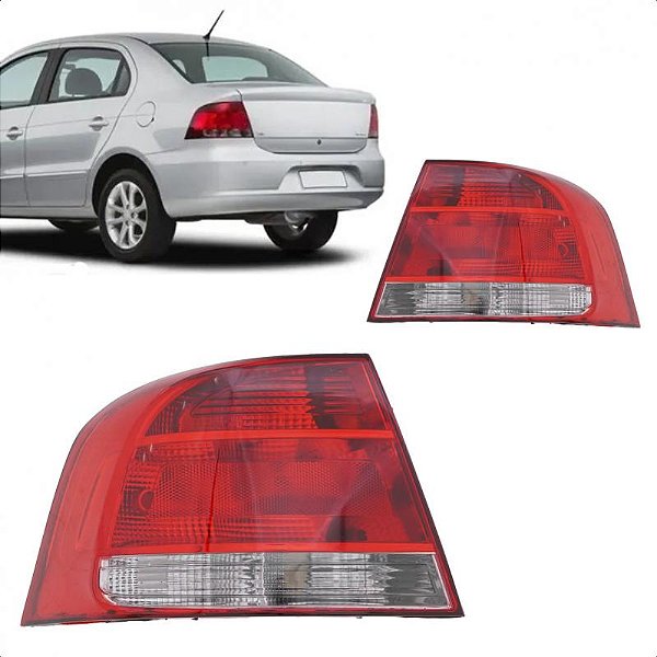 Lanterna voyage volkswagen de 2008 a 2012 traseira lado direito fumê