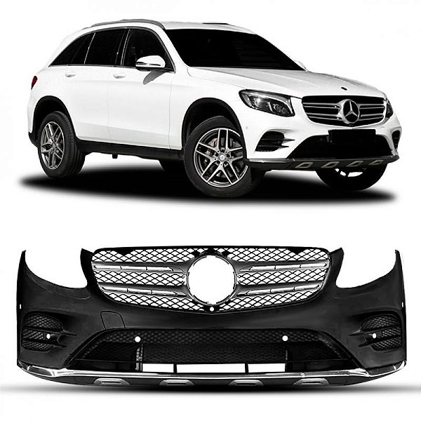 Para choque glc mercedes benz de 2016 a 2018 dianteiro completo amg