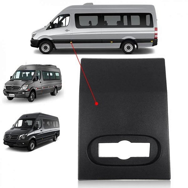 Friso da coluna sprinter mercedes benz de 2012 a 2016 lateral lado esquerdo
