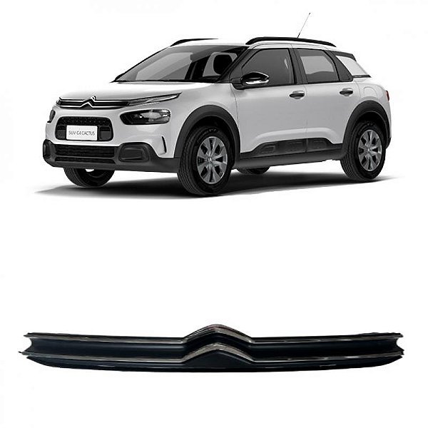 Grade do radiador c4 cactus citroën de 2019 a 2024 com friso cromado
