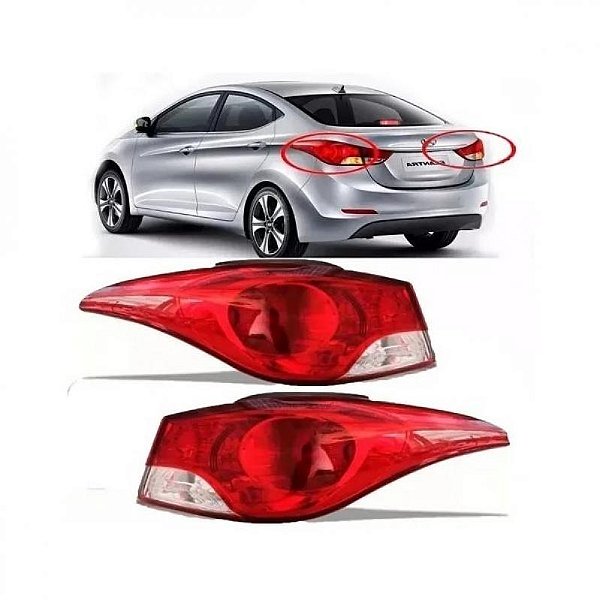 Lanterna clio renault de 2003 a 2011 traseira lado esquerdo hatch