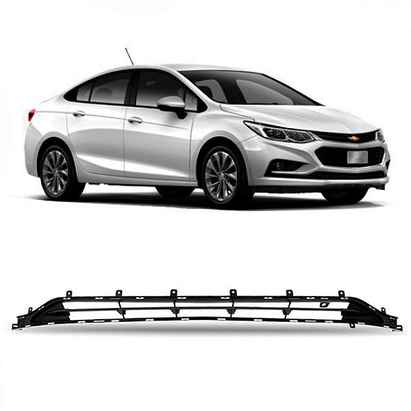Grade do para choque cruze chevrolet de 2017 a 2019 posição central dianteira