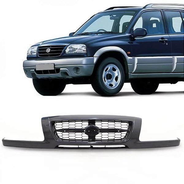 Grade do radiador grand vitara suzuki de 1998 a 2007 preta