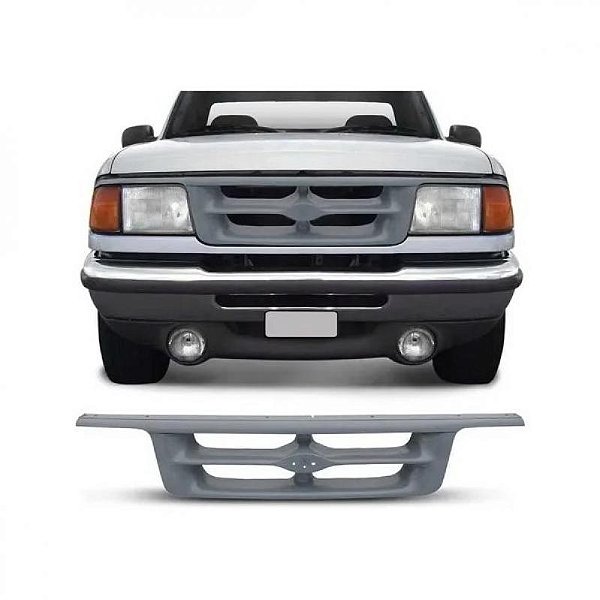 Grade do radiador ranger ford de 1993 a 1997 cinza