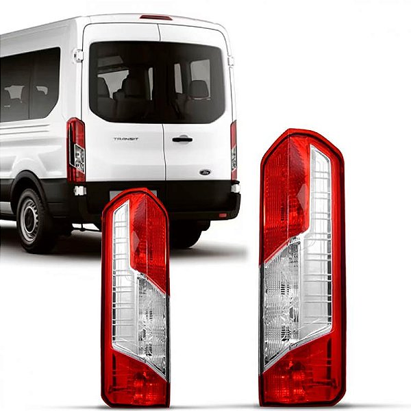 Lanterna transit ford de 2021 a 2025 traseira lado direito