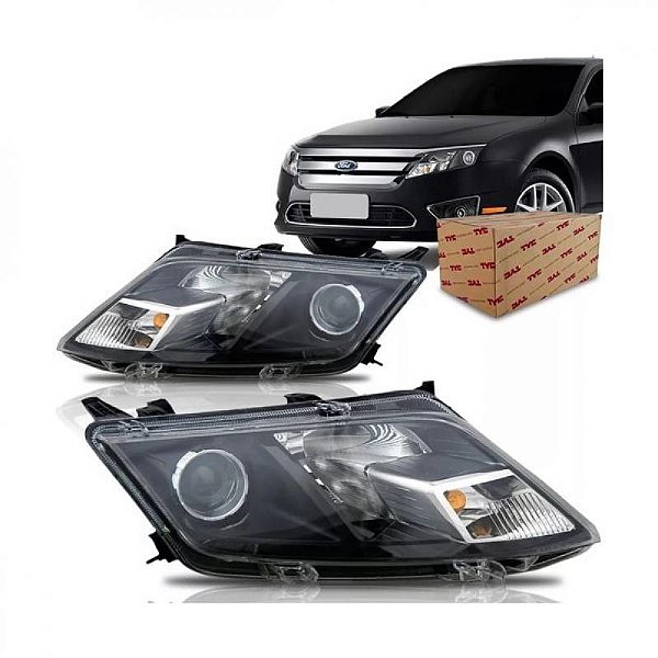 Farol fusion ford de 2010 a 2012 lado esquerdo manual